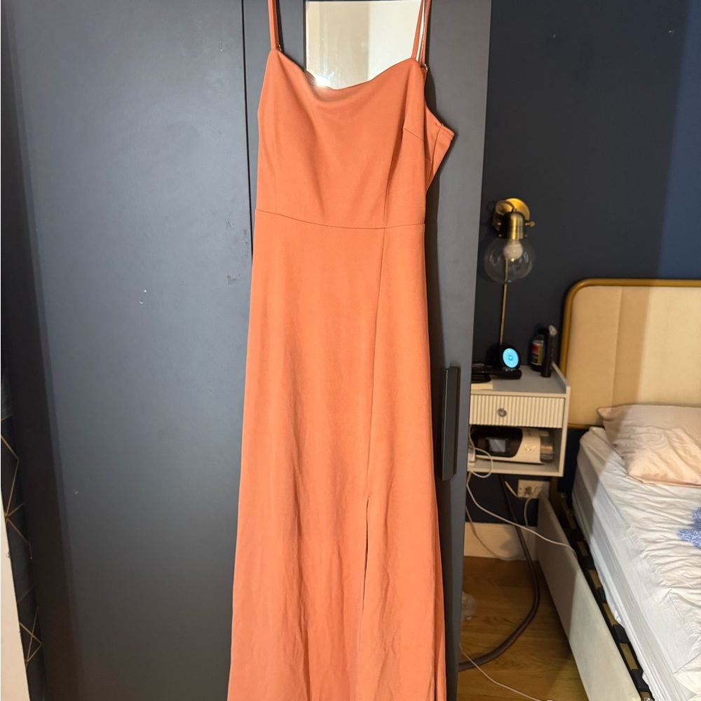 Birdy Grey Benny Crepe Dress Terracotta Size M